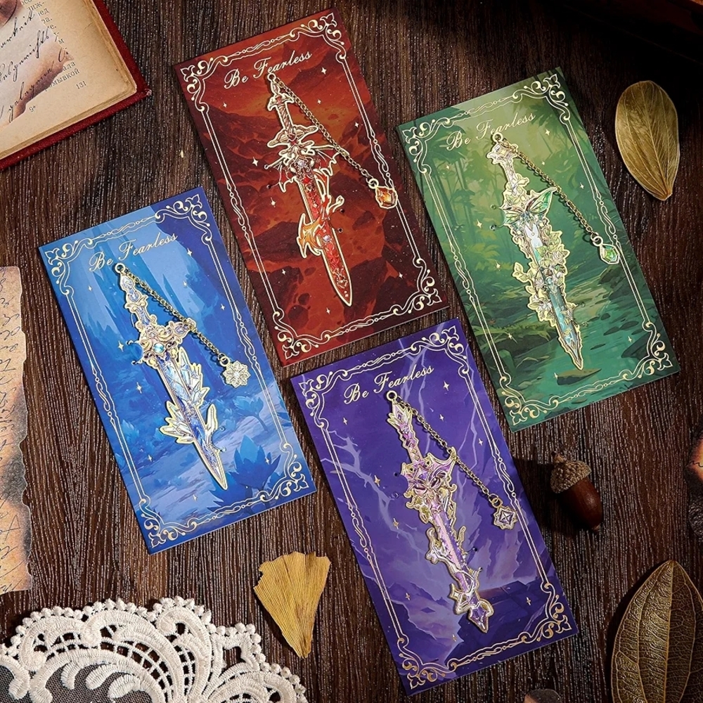 Colorful Sword-Shaped Bookmarks - Picture 3 of 9